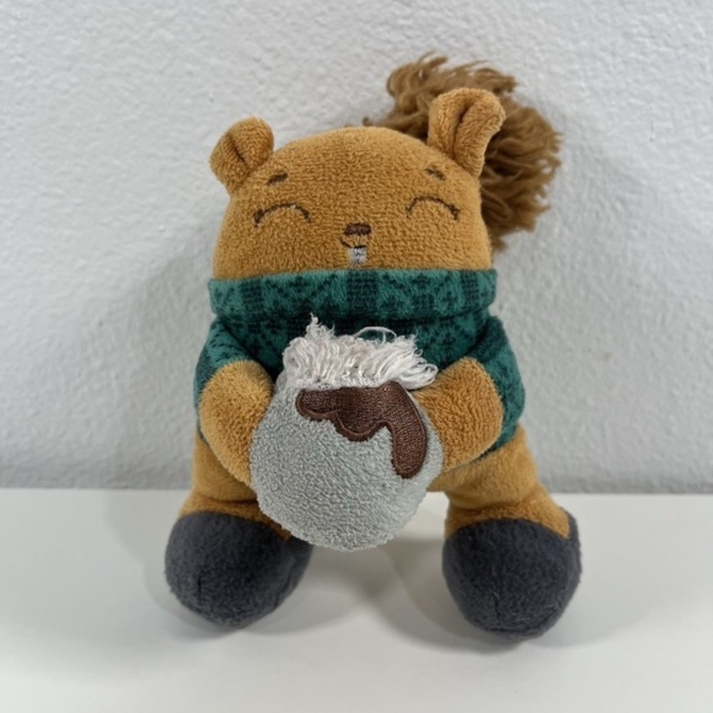New Bark Box " Lazy Suzan Squirell " Dog Toy from the‎ Squirrel Bark Box USED